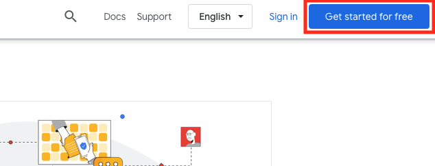 GCP home page