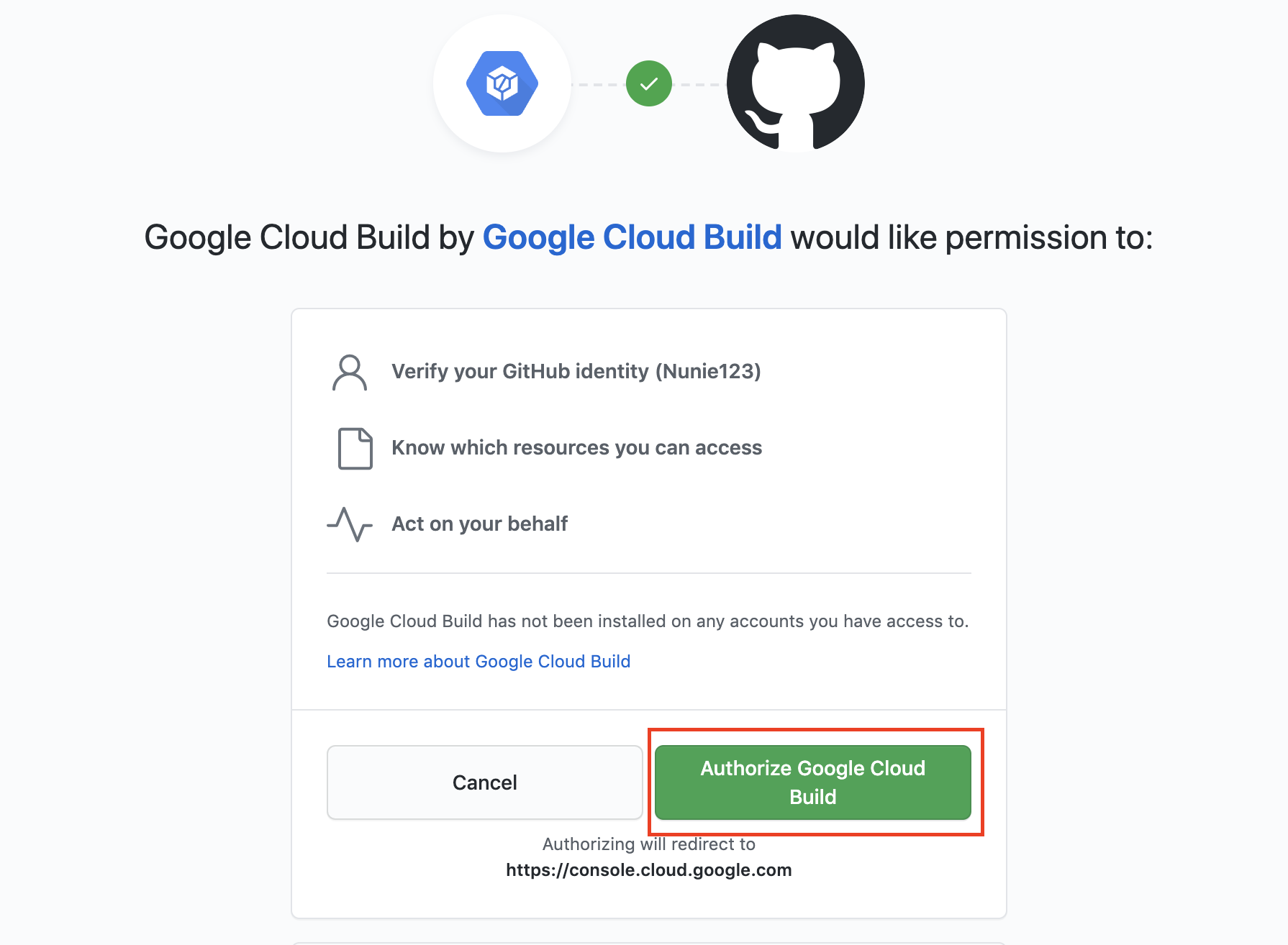 GitHub Authorization Page